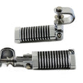 O-Ring Style Footpeg Set Flat Diamond Shape for Harley-Davidson