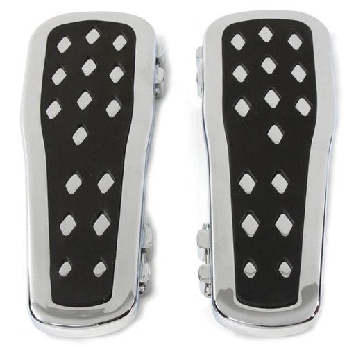 Driver Footboard Set with Diamond Design for Harley-Davidson