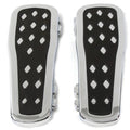 Driver Footboard Set with Diamond Design for Harley-Davidson