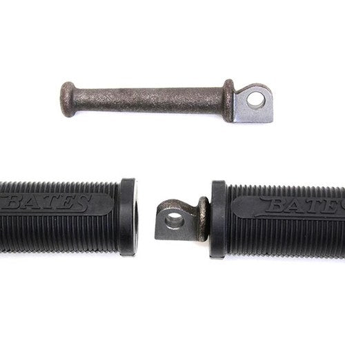 Bates Passenger Footpeg Set Zinc for Harley-Davidson