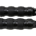 Black Three Band Style Footpeg Set for Harley-Davidson