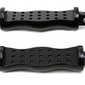 Black Form Factor Footpeg Set Druid Style for Harley-Davidson