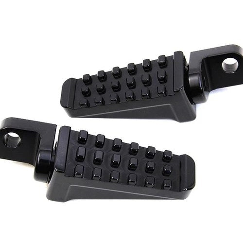 Black Racer Style Footpeg Set for Harley-Davidson
