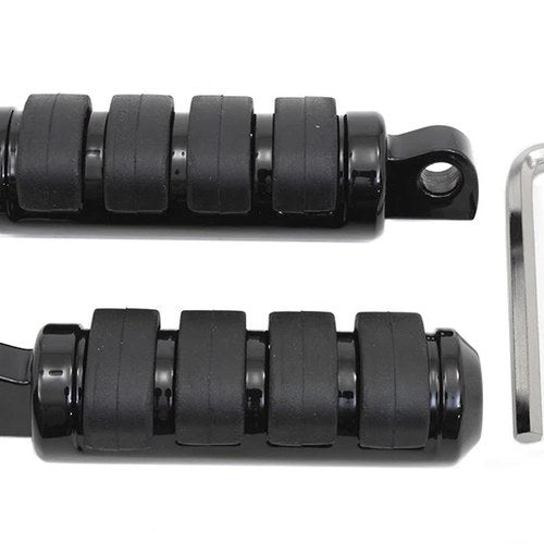 Small Cats Paw Footpeg Set Black for Harley-Davidson