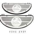 Half Moon Footboard Set Black for Harley-Davidson