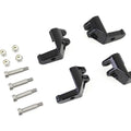 Driver Footboard Relocator Kit Black for Harley-Davidson
