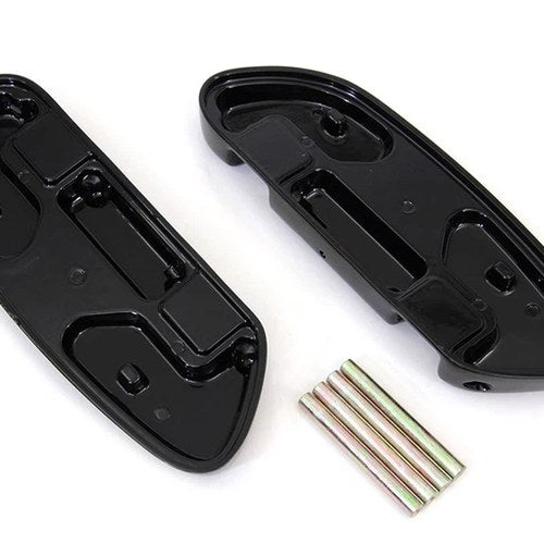 Passenger Footboard Set Black for Harley-Davidson