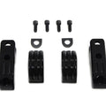 Black Engine Bar Footpeg Mount for Harley-Davidson