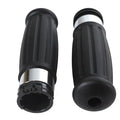 Black Grip Set 1909 Style for Harley-Davidson