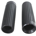Replica Rib Style Grip Set Black for Harley-Davidson