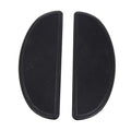 Driver Upper Footboard Plate Set Black for Harley-Davidson