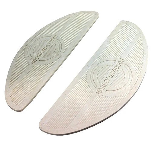 Footboard Mat Set White for Harley-Davidson