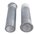 Silver Metal Flake Grip Set for Harley-Davidson