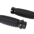 Alligator Style Grip Set Black for Harley-Davidson