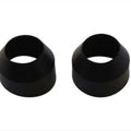 35mm Rubber Fork Boots Black for Harley-Davidson