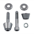 Tapered Cone Riser Kit Chrome for Harley-Davidson