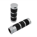 Chrome Band Style Skull Grip Set for Harley-Davidson
