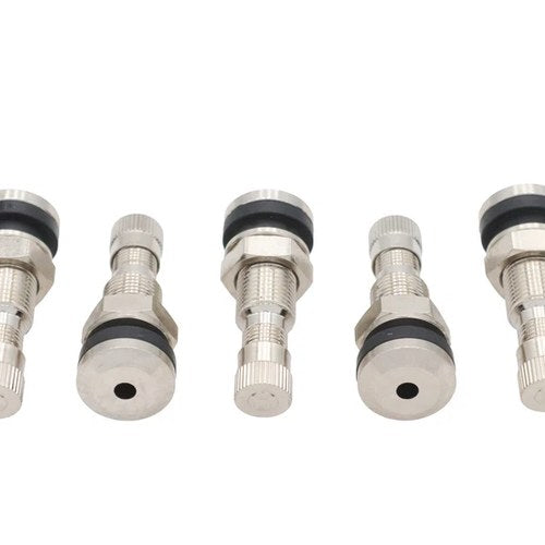 Tubeless Tire Valve For Mag Style Rims Chrome for Harley-Davidson