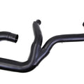 2 into 1 Exhaust Header Set Black for Harley-Davidson