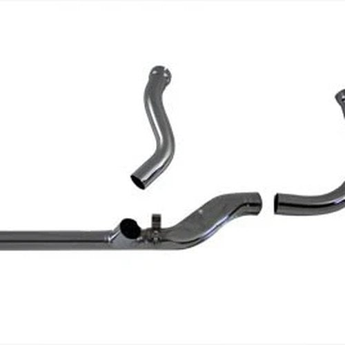 2 into 1 Chrome Exhaust Header for Harley-Davidson