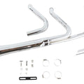 Wyatt Gatling Holeshot Exhaust Set Chrome for Harley-Davidson
