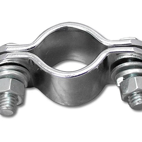 Chrome 1 inch Frame Exhaust Clamp for Harley-Davidson