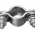 Chrome 1 inch Frame Exhaust Clamp for Harley-Davidson