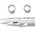 Chrome Flame Heat Shield for Harley-Davidson