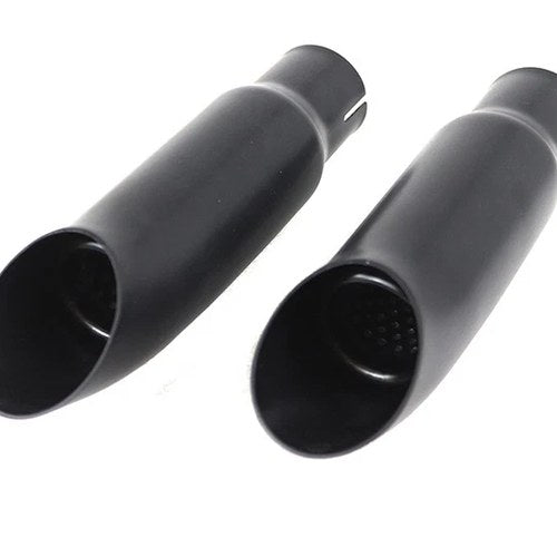 Black Mini Exhaust Tip Set for Harley-Davidson