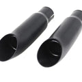 Black Mini Exhaust Tip Set for Harley-Davidson