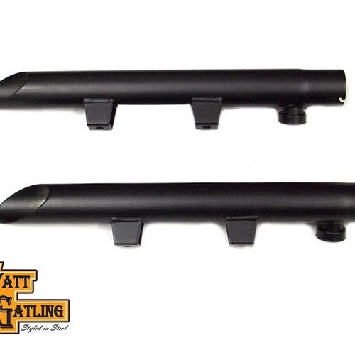 Wyatt Gatling Pipe Exhaust Extension Set for Harley-Davidson