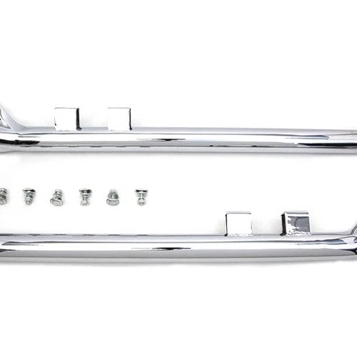 33 inch Bronx Straight Tail Set Chrome for Harley-Davidson