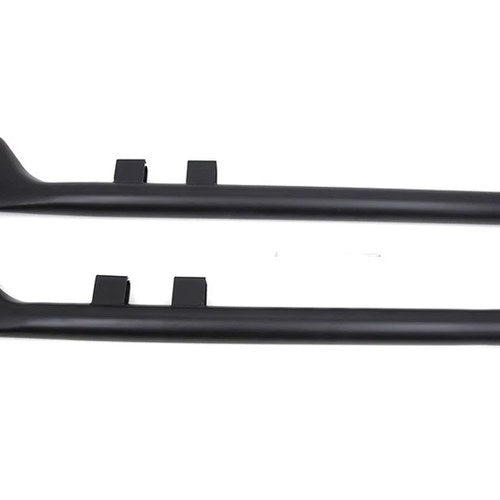 M8 33 inch Straight Fishtail Exhaust Extension Set Black for Harley-Davidson