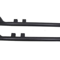 M8 33 inch Straight Fishtail Exhaust Extension Set Black for Harley-Davidson