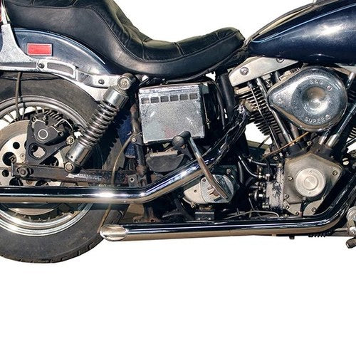Mcm Illusion Drag Pipe Set Chrome for Harley-Davidson