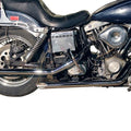 Mcm Illusion Drag Pipe Set Chrome for Harley-Davidson