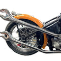 31 inch Straight Flame Exhaust Pipe Extension Set Chrome for Harley-Davidson