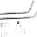40 inch Shotgun Exhaust Drag Pipe Set Slash Cut Style for Harley-Davidson