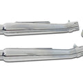 Right Side Chrome 20 inch Megaphone Upsweep Slip On Muffler for Harley-Davidson