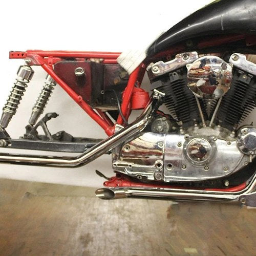 Wyatt Gatling Exhaust Drag Pipe Set Goose for Harley-Davidson