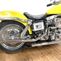 Mcm Exhaust Drag Pipe Set with Black Tips for Harley-Davidson