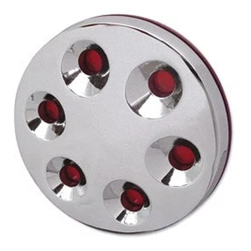 Chrome 3-D Derby Cover for Harley-Davidson