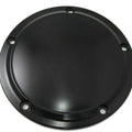 Matte Black 5-Hole Smooth Derby Cover for Harley-Davidson