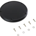 M8 Flat Black 5-Hole Smooth Derby Cover for Harley-Davidson