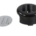 3 Slot Round Horn Cover Black for Harley-Davidson