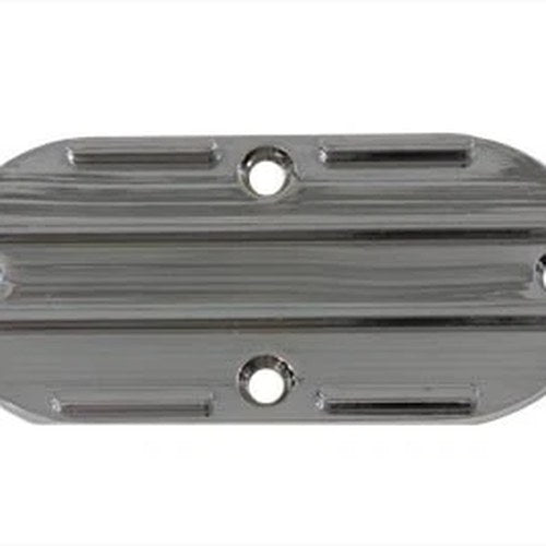 Oval Inspection Chrome Finned Type for Harley-Davidson