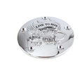Live to Ride Ignition System Cover 5-Hole Chrome for Harley-Davidson