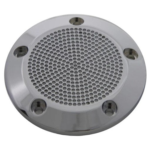 Chrome 5-Hole Perforated Ignition System Cover for Harley-Davidson