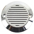 Chrome 2-Hole Ball Milled Ignition System Cover for Harley-Davidson