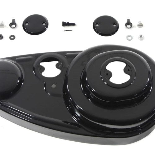 Black 45 inch Outer Primary Cover Kit for Harley-Davidson